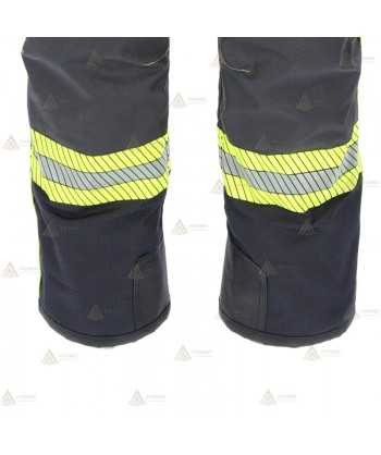 Cubrepantalón de intervención para bomberos con cintas segmentadas