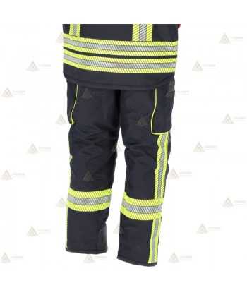 Cubrepantalón de intervención para bomberos con cintas segmentadas
