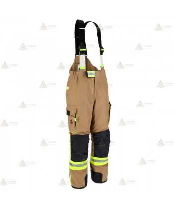 Cubrepantalón de intervención Premiun para bomberos color arena