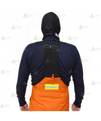 Cubrepantalón de intervención Premiun para bomberos color naranja