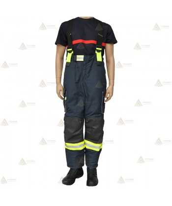 Cubrepantalón de intervención Premiun para bomberos color azul marino
