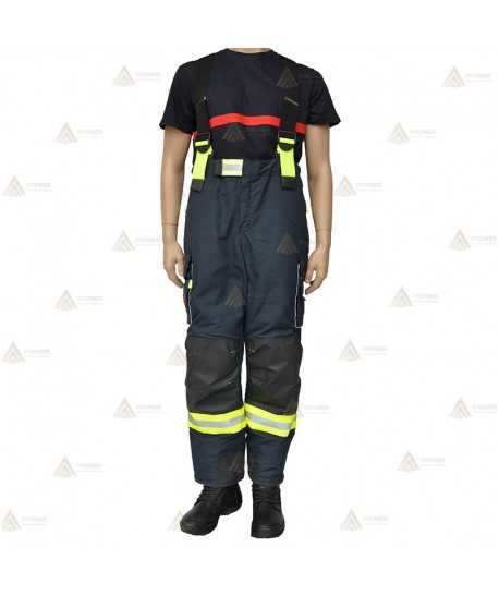 Cubrepantalón de intervención Premiun para bomberos color azul marino