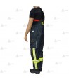 Cubrepantalón de intervención Premiun para bomberos color azul marino