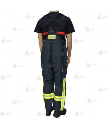 Cubrepantalón de intervención Premiun para bomberos color azul marino