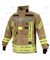 Chaquetón de intervención Premium para bomberos color arena