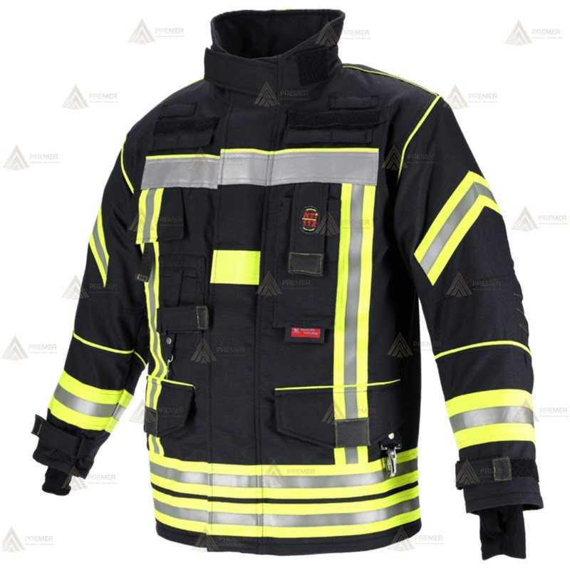 Chaquetón de intervención Premium para bomberos color azul marino