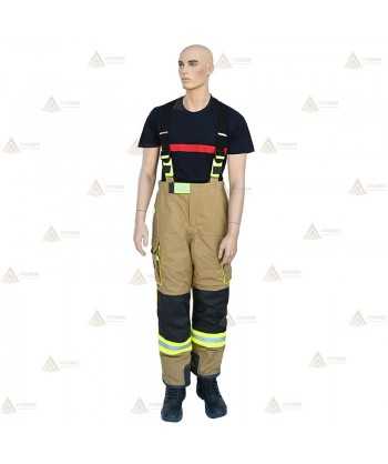 Cubrepantalón de intervención Premiun para bomberos color arena