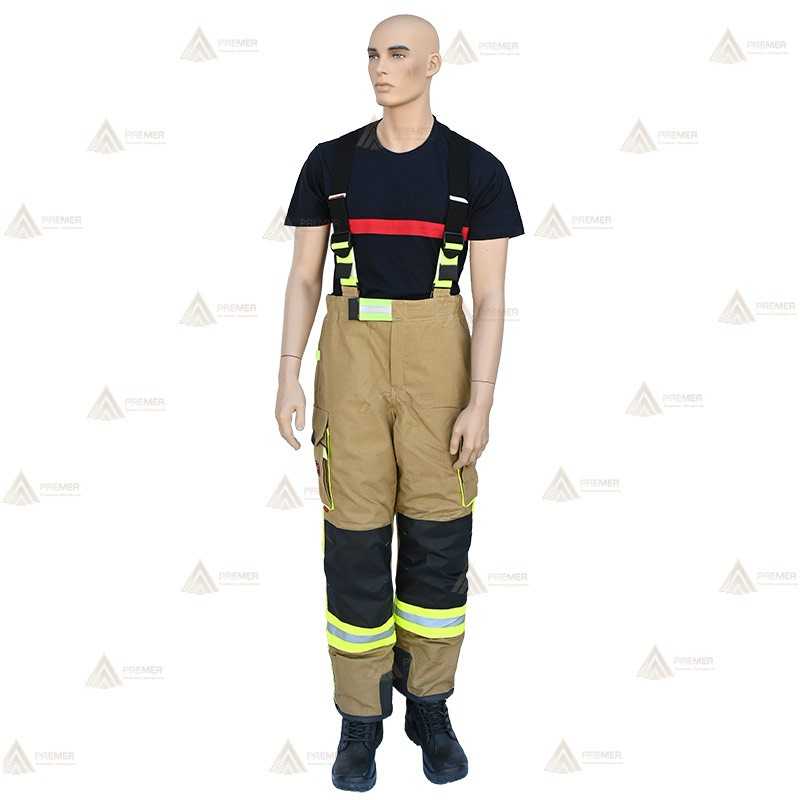 Cubrepantalón de intervención Premiun para bomberos color arena