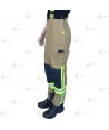 Cubrepantalón de intervención Premiun para bomberos color arena