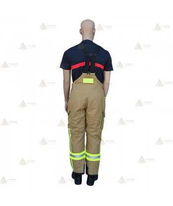 Cubrepantalón de intervención Premiun para bomberos color arena