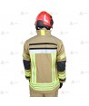 Chaquetón de intervención Premium para bomberos color arena