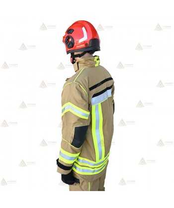 Chaquetón de intervención Premium para bomberos color arena
