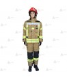 Chaquetón de intervención Premium para bomberos color arena