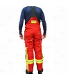 Cubrepantalón de intervención Premium para bomberos color rojo