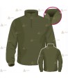 Polo con cuello cisne para Agentes Forestales y Medioambientales en color verde militar