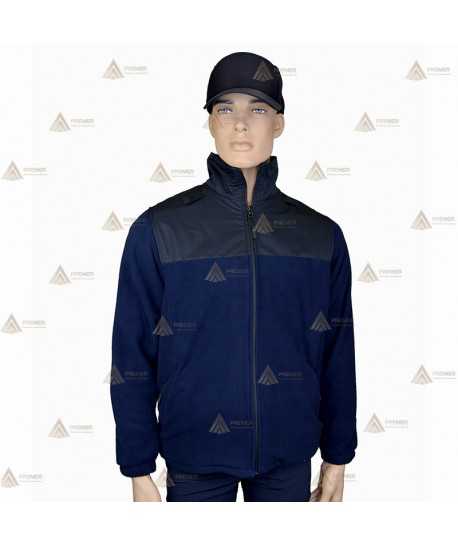 Jersey polar monocolor con media cremallera para Policía Local