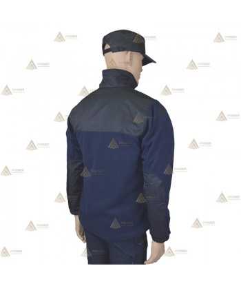 Jersey polar monocolor con media cremallera para Policía Local