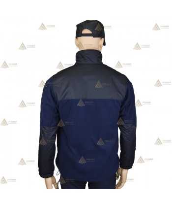 Jersey polar monocolor con media cremallera para Policía Local