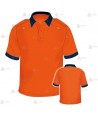 Polo mono color de manga corta para Protección Civil