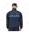 Jersey polar de media cremallera con damero para Policía Local