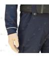 Polo térmico bicolor marino/amarillo flúor de manga larga para Policía Local