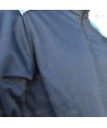 Jersey softshell bicolor con membrana PU color marino y azul tropical para Policía Local