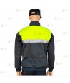 Jersey softshell bicolor marino/amarillo flúor con membrana PU para Policía Local