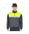 Jersey softshell bicolor marino/amarillo flúor con membrana PU para Policía Local
