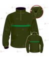 Polo con cuello cisne para Agentes Forestales y Medioambientales en color verde militar