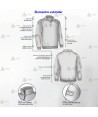 Jersey softshell monocolor verde militar con membrana PU para Agentes Rurales y Medioambientales