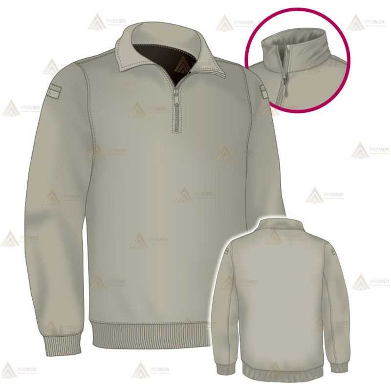 Jersey softshell color Arena con membrana PU para Agentes Rurales y Medioambientales