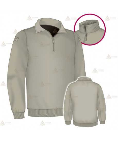 Jersey softshell color Arena con membrana PU para Agentes Rurales y Medioambientales