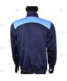 Chaqueta polar bicolor marino/azul tropical con cremallera para Policía Local