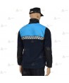 Chaqueta polar bicolor con damero blanco reflectante para Policía Local de Castilla León y Navarra