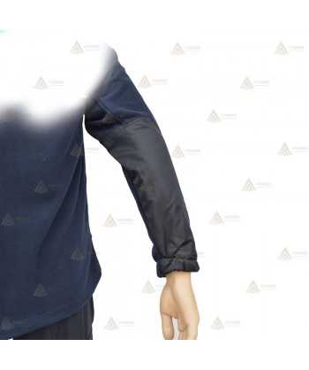 Chaqueta polar bicolor marino/amarillo flúor con cremallera para Policía Local