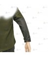 Chaqueta polar bicolor verde militar/amarillo flúor con cremallera para Agentes rurales y medioambientales