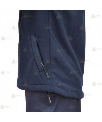 Chaqueta polar bicolor marino/amarillo flúor con cremallera para Policía Local