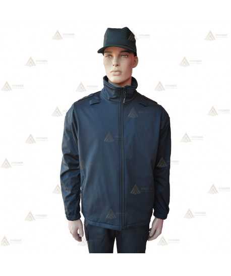 Chaqueta softshell color azul marino con membrana PU para Policía Local
