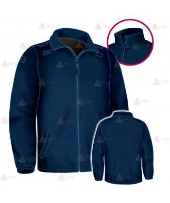 Chaqueta softshell color azul marino con membrana PU para Policía Local