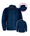 Chaqueta softshell color azul marino con membrana PU para Policía Local