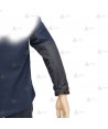 Chaqueta polar bicolor marino/amarillo flúor con cremallera para Policía Local