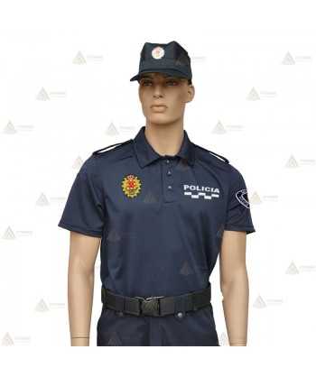 Polo mono color de manga corta para Policía Local de Murcia