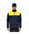 Chaqueta softshell color azul marino y amarillo flúor con membrana PU para Policía Local