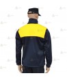 Chaqueta softshell color azul marino y amarillo flúor con membrana PU para Policía Local