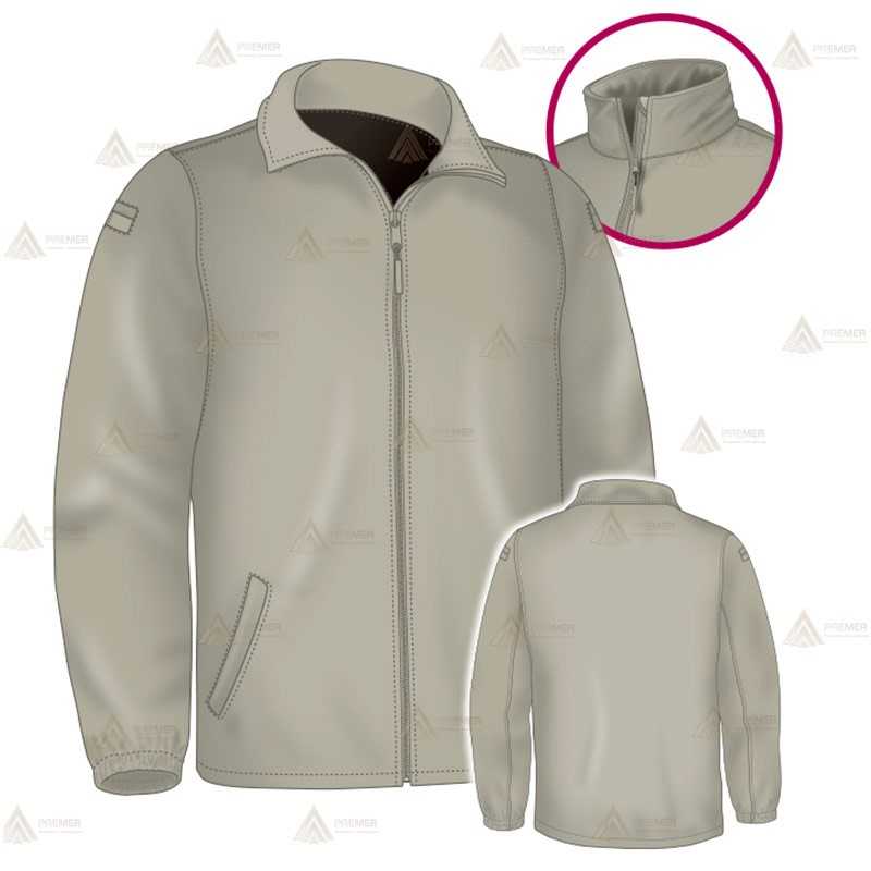 Chaqueta softshell color Arena con membrana PU para Agentes Rurales y Medioambientales