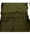 Jersey softshell bicolor con membrana PU color verde militar y amarillo flúor para Agentes Rurales y Medioambientales