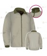 Chaqueta softshell color Arena y verde militar con membrana PU para Agentes Rurales y Medioambientales