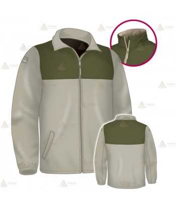 Chaqueta softshell color Arena y verde militar con membrana PU para Agentes Rurales y Medioambientales
