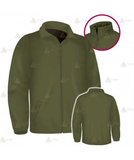 Chaqueta softshell color verde militar con membrana PU para Agentes Rurales