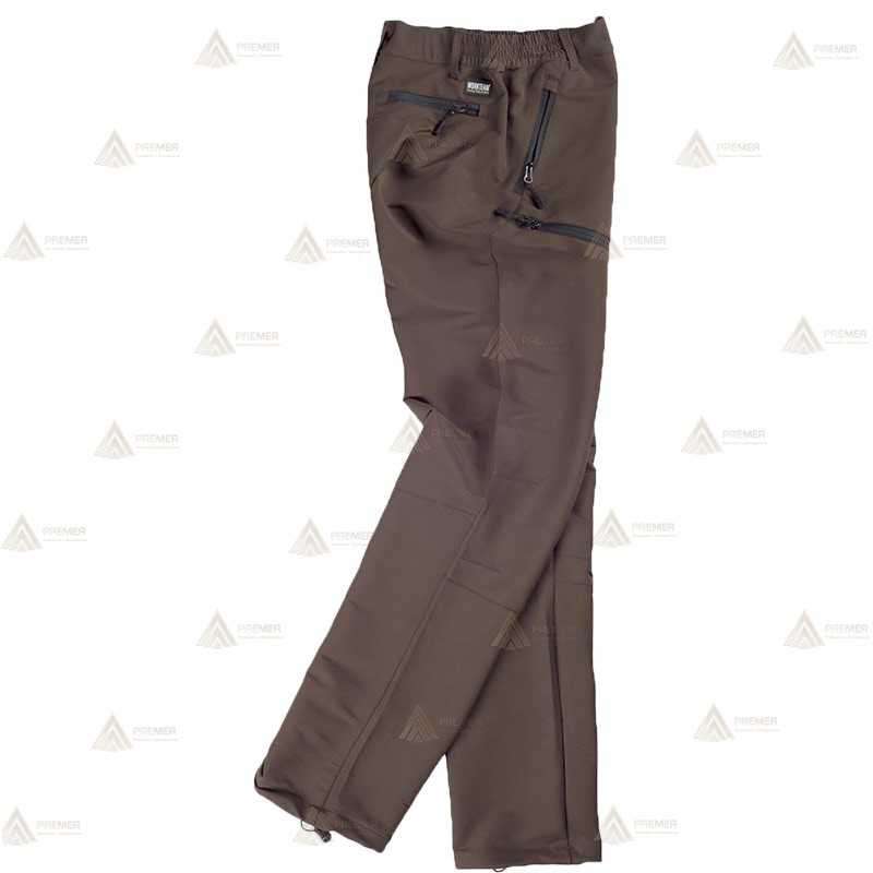 Pantalón sport multibolsillos bielástico y transpirable color marrón para Agentes Forestales